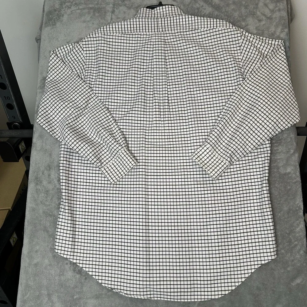 Polo Ralph Lauren‎ Yarmouth Long Sleeve Button Shirt Plaid Sz 16-33 Large *NICE*